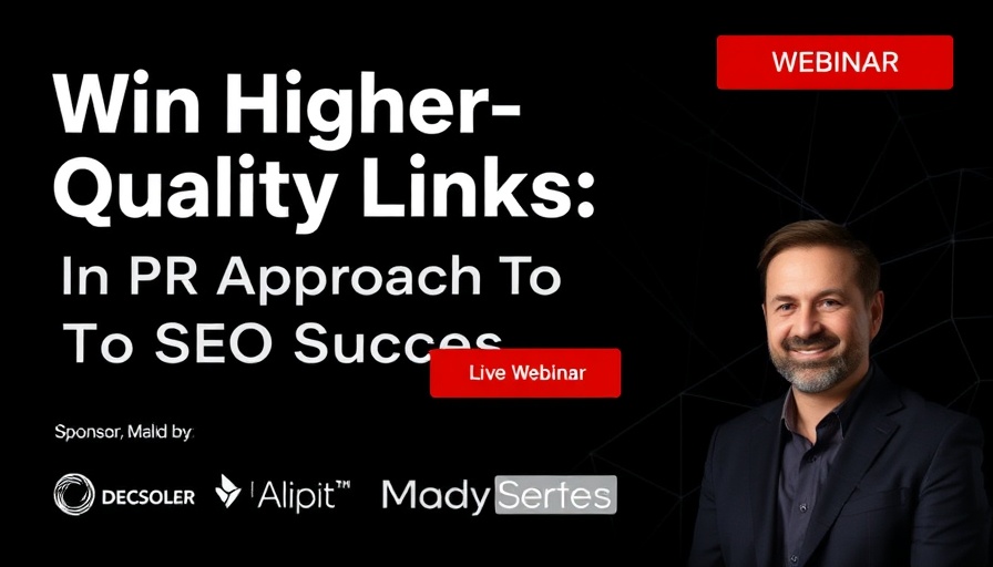 Win higher-quality links webinar announcement with network design.
