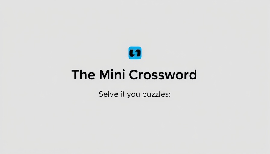 NYT Mini Crossword game interface inviting busy professionals.