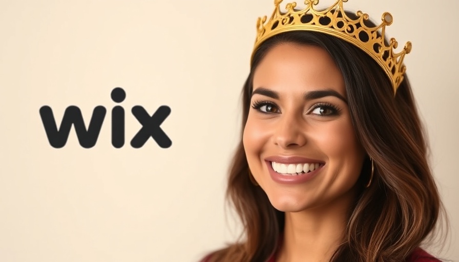 Wix AI Assistant SEO Improvements symbolized by woman with crown.