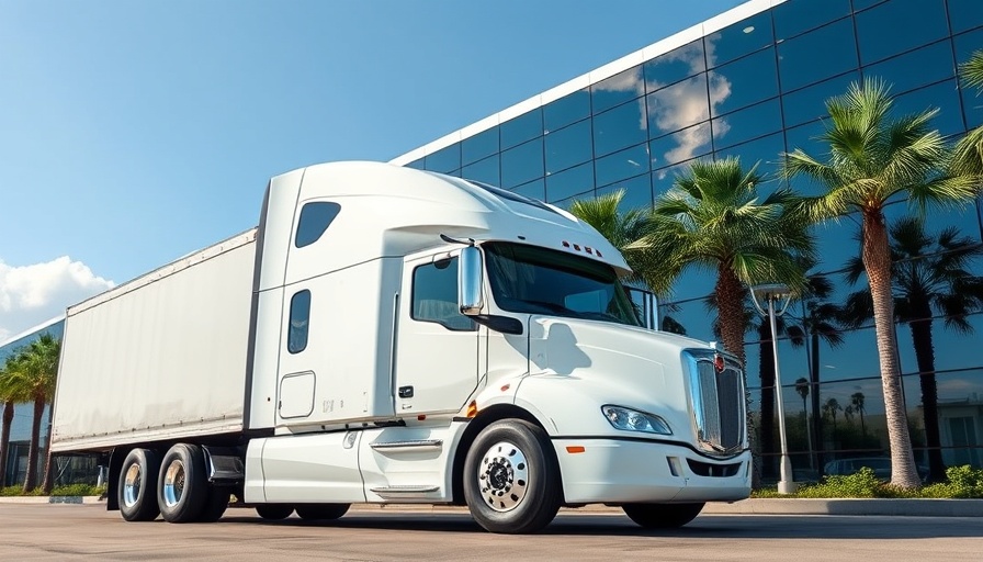 Lucid Motors Nikola acquisition truck in front of building