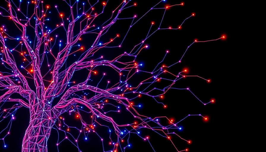 Generative AI use cases illustration with interconnected nodes.