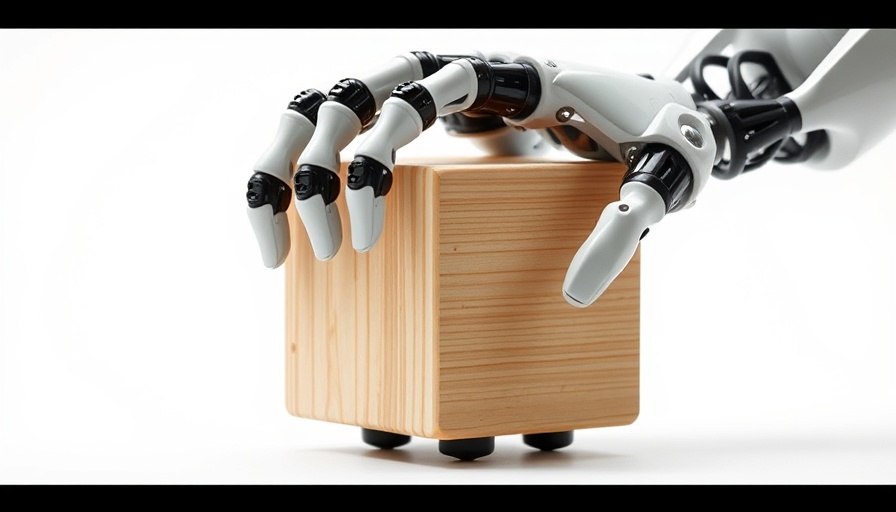 AI model for robotics: Robot hand assembling a cube.