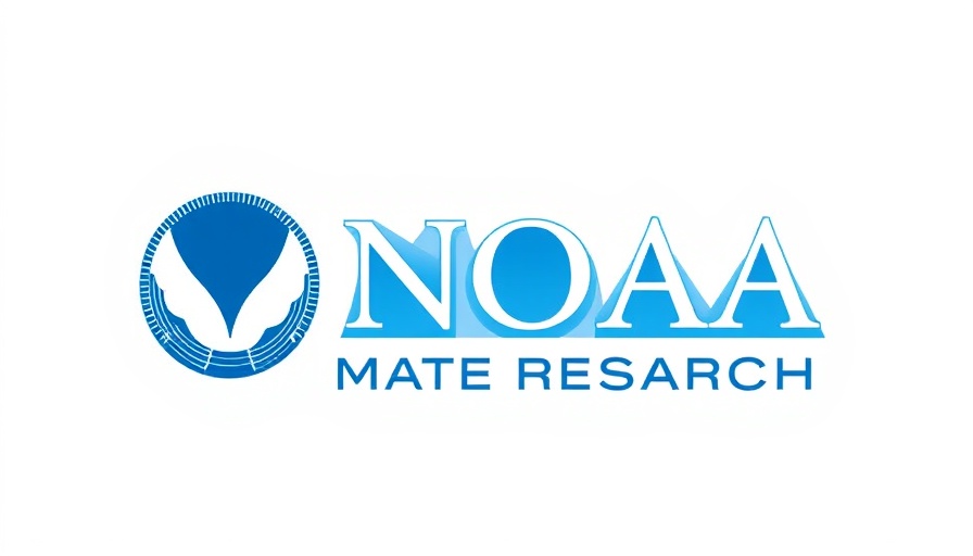 NOAA logo representing climate research cuts discussion.