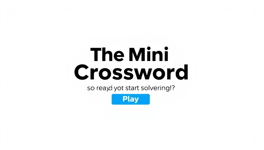 NYT Mini Crossword clues and answers app interface.