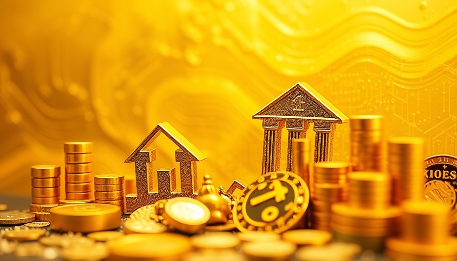 Abstract illustration of Gold Fields acquisition of Gold Road, symbolic.