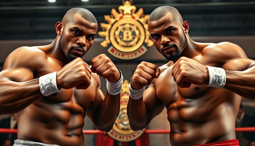 Josh Taylor vs. Ekow Essuman boxers posing confidently at weigh-in.