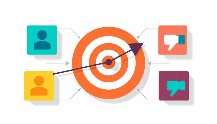 Target audience selection diagram for excluding less qualified audiences.