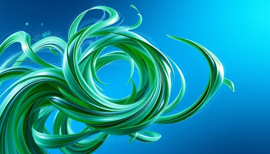 3D abstract form representing a dynamic operating model.