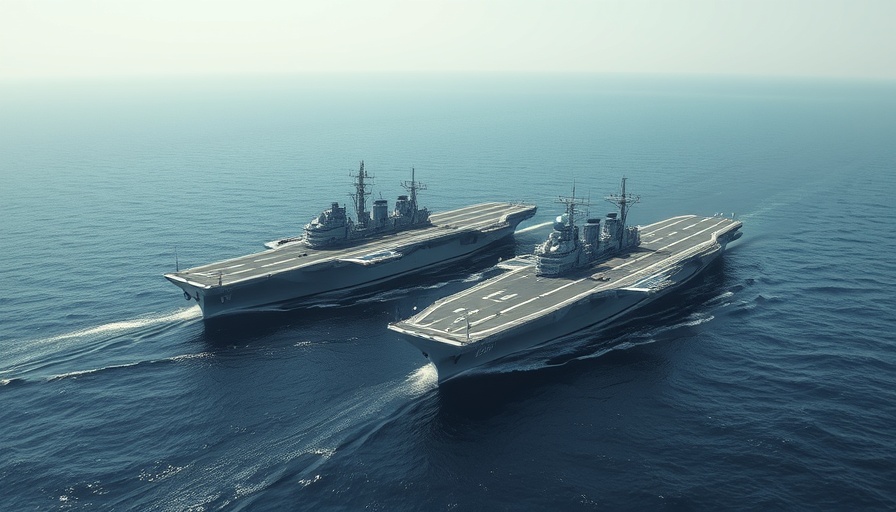 Chinese aircraft carriers conducting flight operations near Japan.
