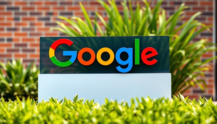 Google MUVERA algorithm concept illustrated by Google sign with vibrant logo.