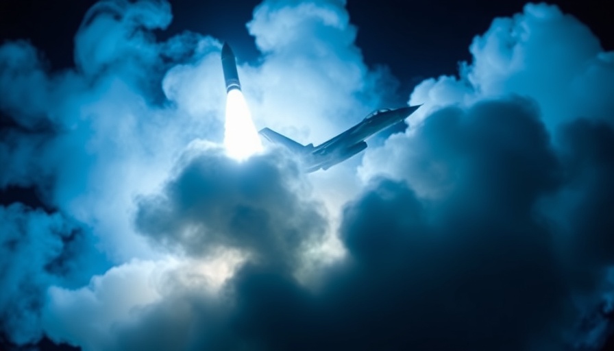 Dynamic launch of U.S. Navy SM-6 interceptor at night.