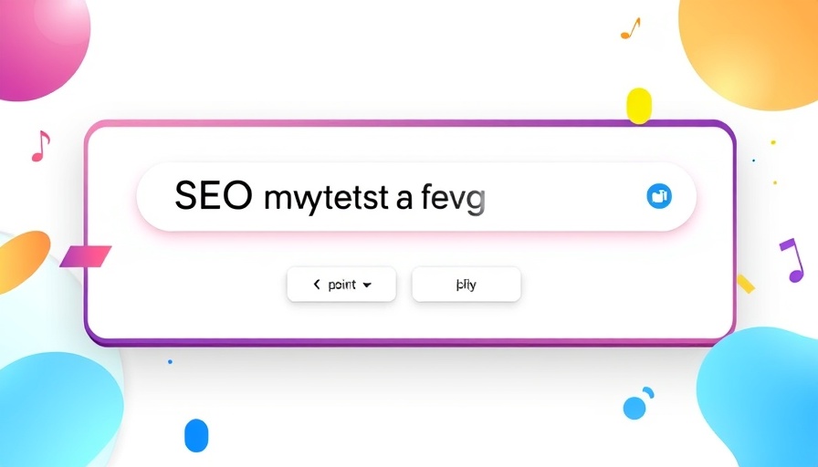 SEO myths for devs podcast banner with Google theme.