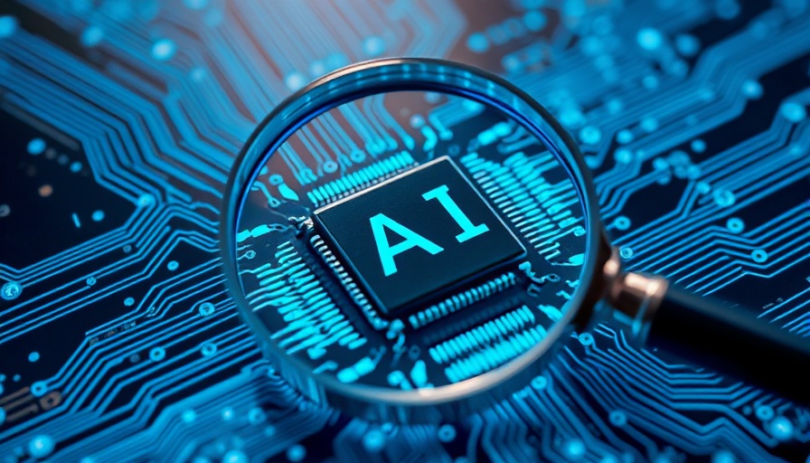 AI-chip magnified, representing latest SEO strategies in AI search.