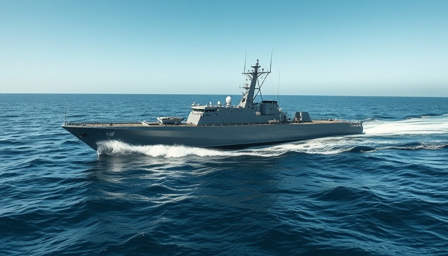 Hellenic Navy Navigation Systems frigate in open sea.