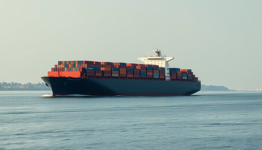 Cargo ship on Rhine River highlighting low water levels impact.