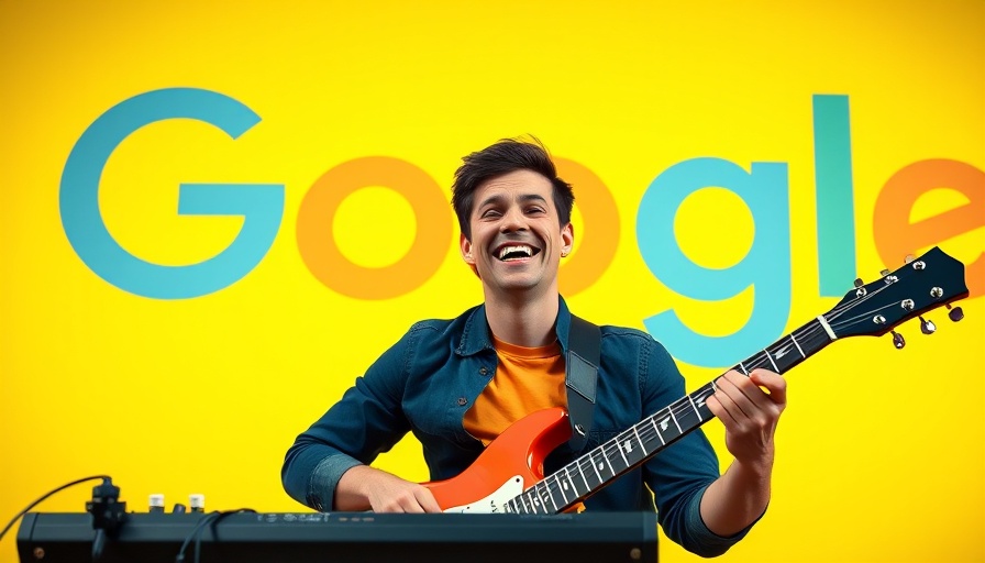 AI won’t replace the need for SEO: playful man with keyboard.
