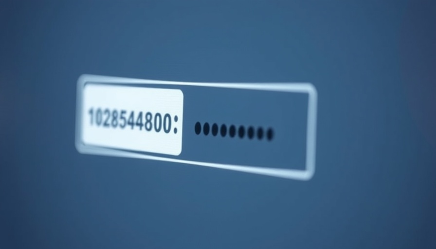 Password input field on computer screen, close-up; 98.5% of passwords fail hacking tests.