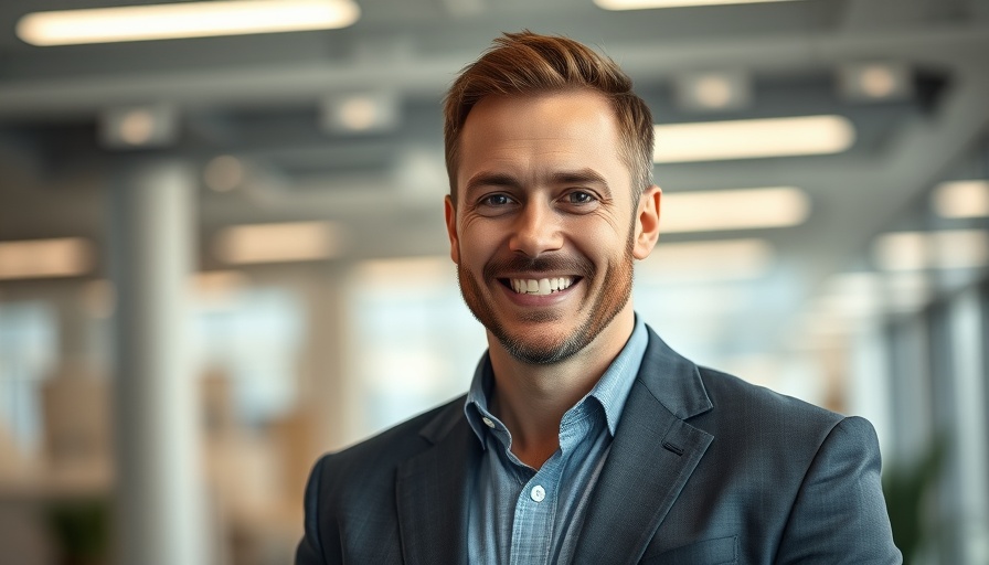 Professional gentleman in modern office, forces changing healthcare context