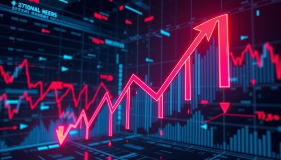 Abstract image of financial decline with graphs for Verizon postpaid phone losses.