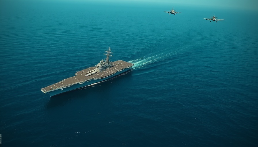 USS George Washington HMS Prince of Wales joint naval operation at sea.