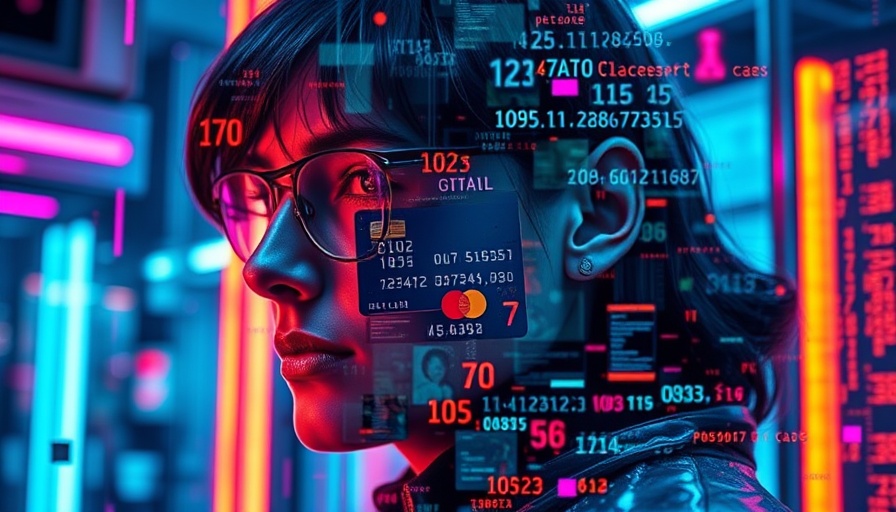 Abstract depiction of how your data is being used to train AI.