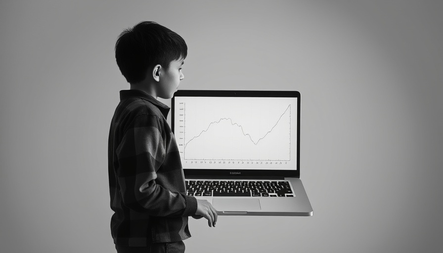 Graph showing Google CTRs drop with young observer, grayscale.