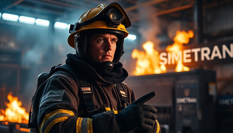 SIMETRAN Global Brand fire simulation training scene.