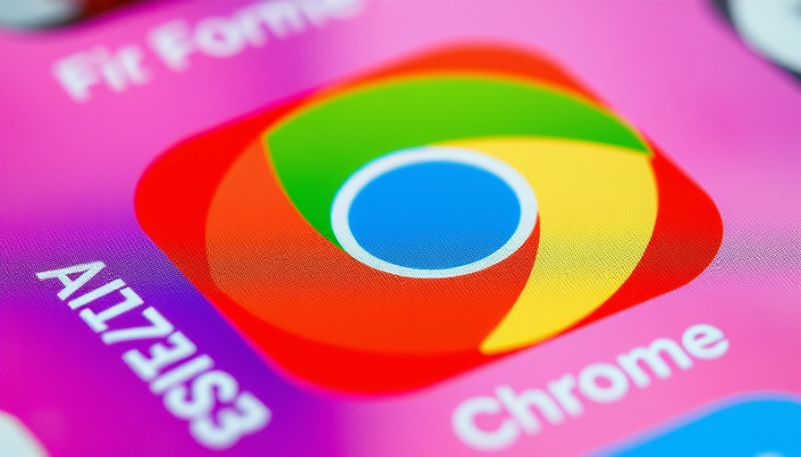 Close-up of Chrome icon symbolizing dangerous Chrome updates for Windows users.