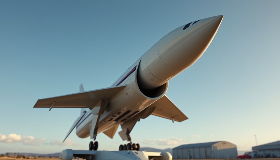 Modern missile on display under blue skies reflecting U.S. Military Missile Demand.