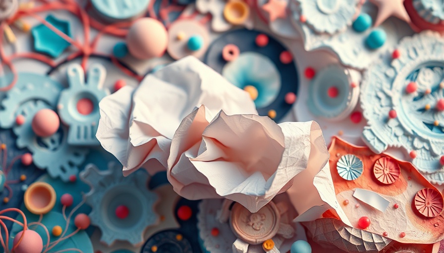 Abstract image of crumpled paper symbolizing digital issues.