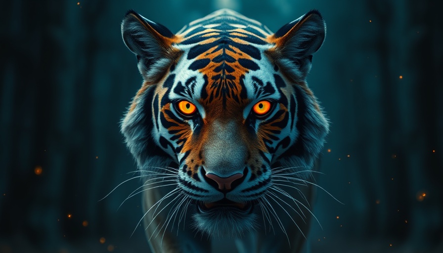 Futuristic cybernetic tiger representing AI agents ownership risks.