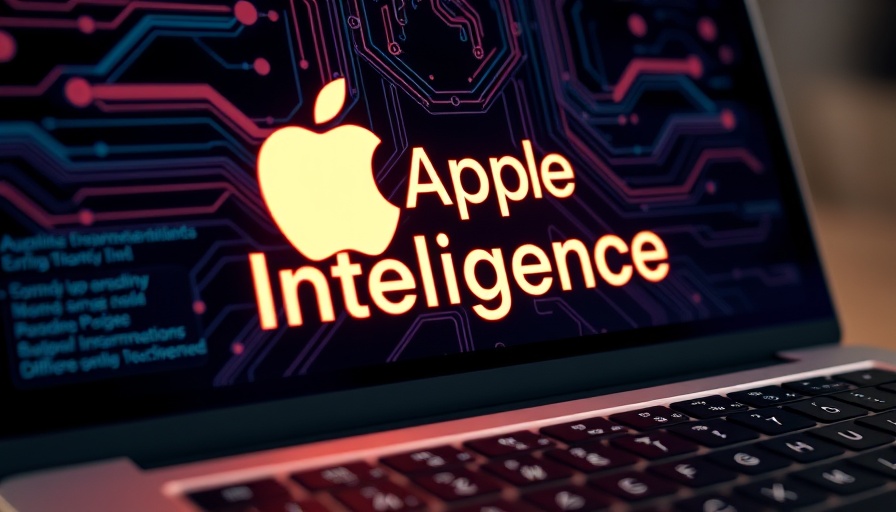 Apple AI answer engine on device with Apple logo.
