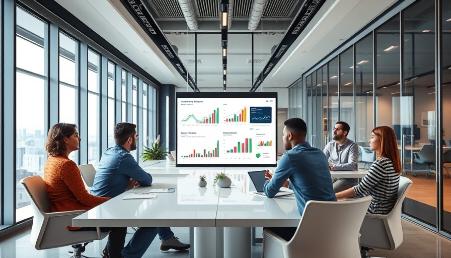 Team collaboration in a modern office for operating model transformation