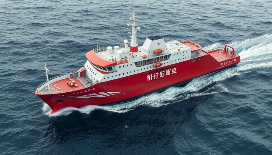 Chinese research vessel activity in U.S. Arctic ocean scene.