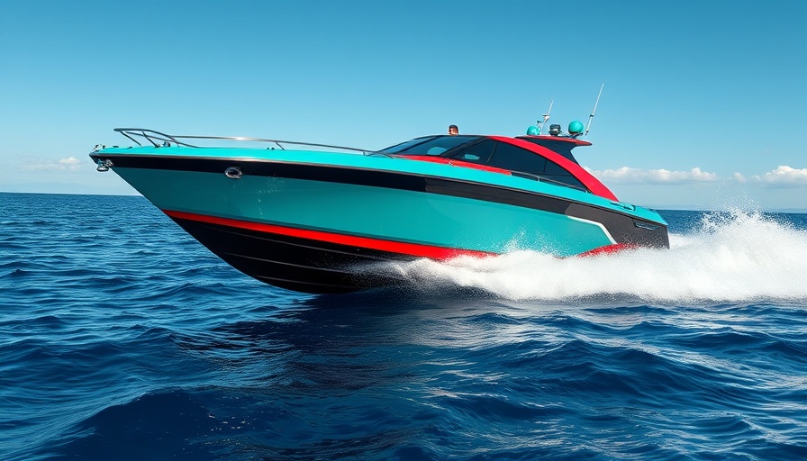 Generation 4 fast crew boat cruising on the ocean in daylight.