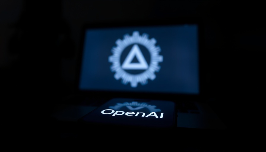 OpenAI logo on smartphone and laptop, unauthorized investment warning.
