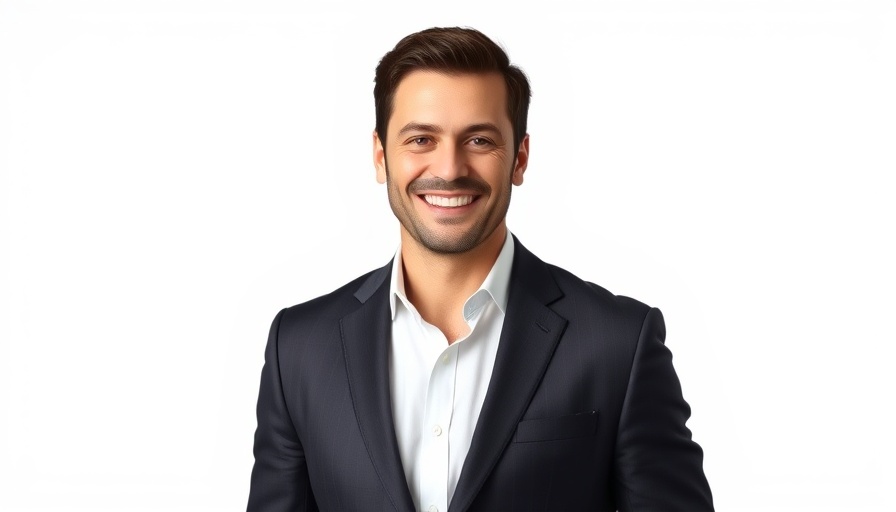 Walter Fienco ZF Marine, smiling man in a suit, professional portrait.