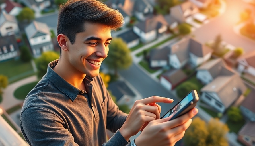 Fetch Agent connects motivated buyers with agents, featuring a young man using a smartphone.