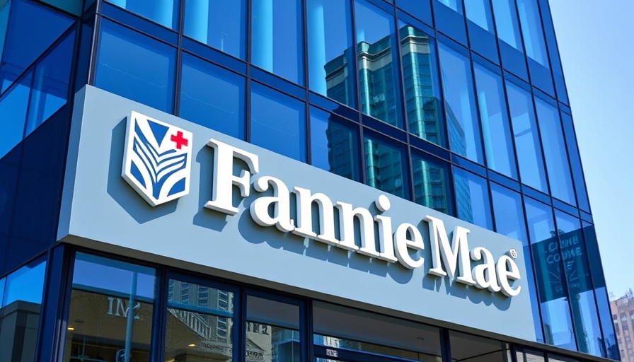 Fannie Mae corporate building facade reflecting leadership changes.