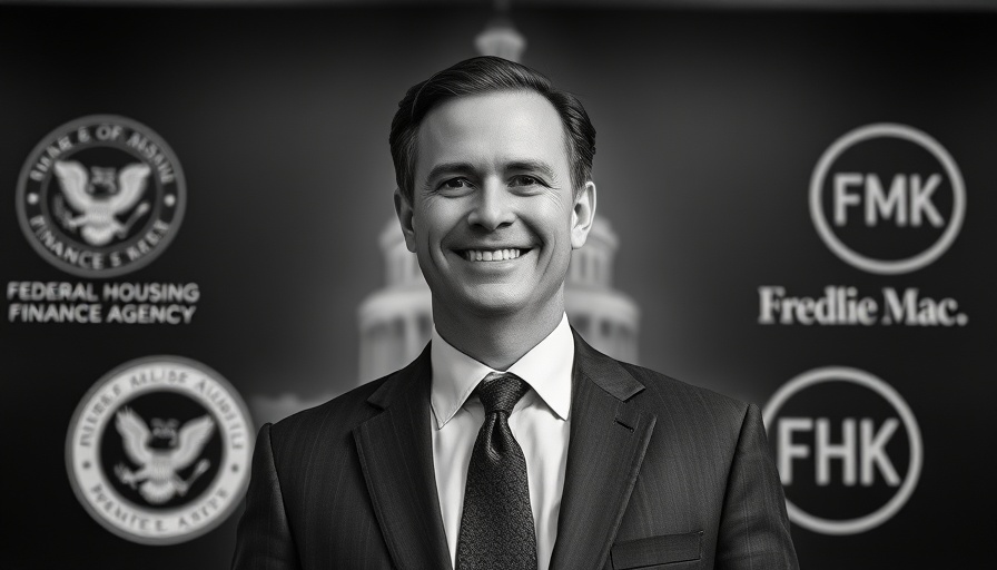 Freddie Mac FHFA executive changes with Capitol background and logos.