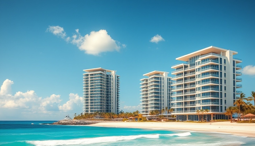 Luxury condos with ocean view for auction division.
