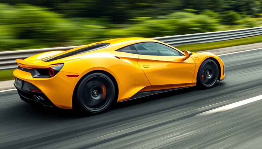 Yellow sportscar on racetrack symbolizes innovation, Xiaomi hiring ex-BMW executives for European R&D.