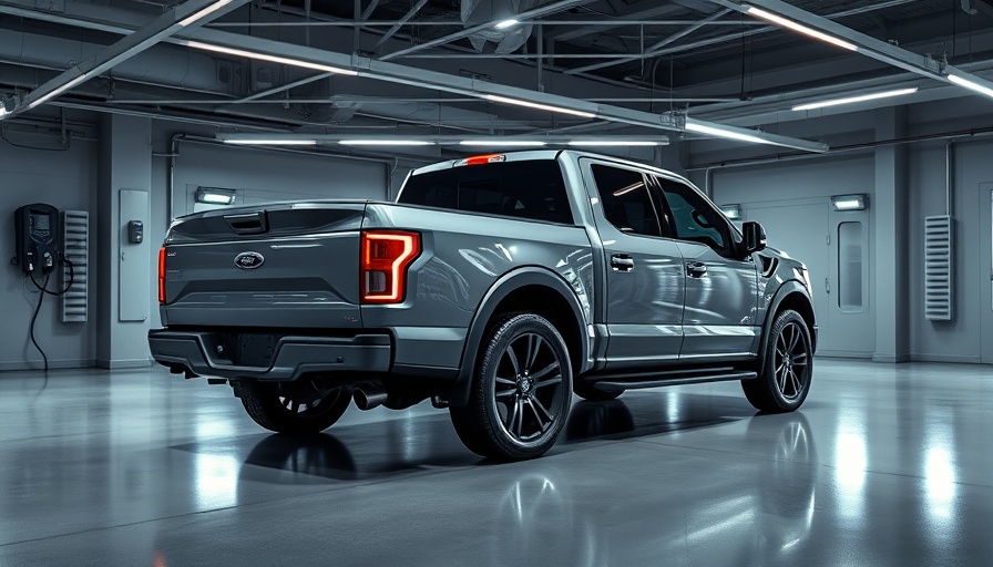 2025 GMC Sierra EV features highlighted in a sleek modern garage.
