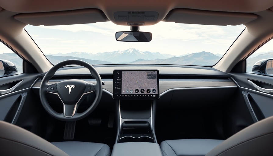 Modern Tesla car interior highlighting central display - Tesla software criticism