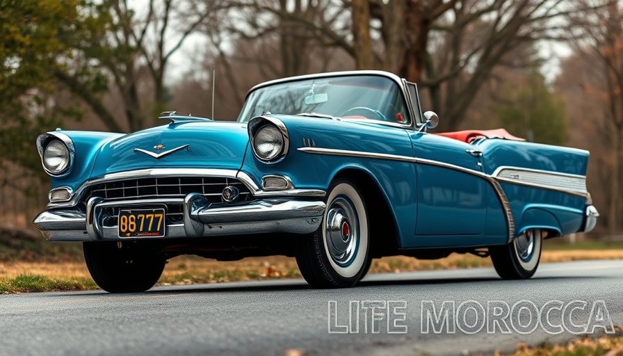 1957 El Morocco convertible at auction in classic design.