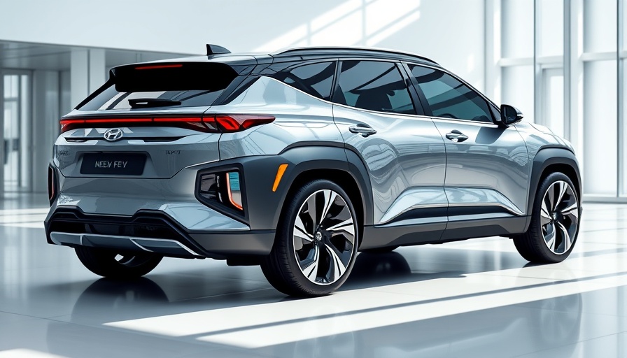2026 Hyundai Nexo FCEV design in a modern showroom.