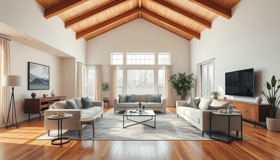 Elegant living room showcasing home staging costs.