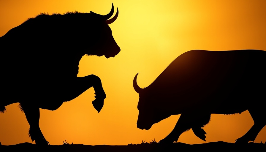 Bull and bear silhouettes symbolizing Rocket Companies Stock Market Growth