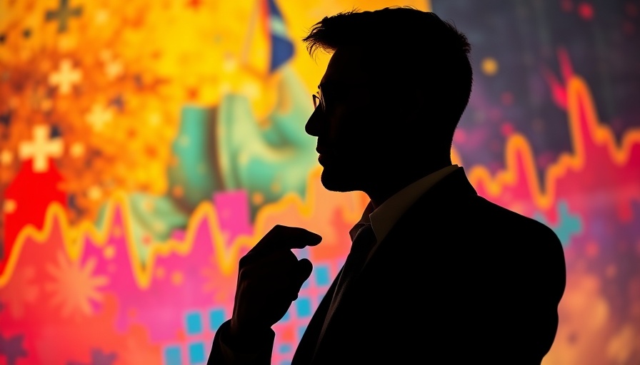 Emerging Buyer's Market 2025 analysis concept with businessman silhouette.