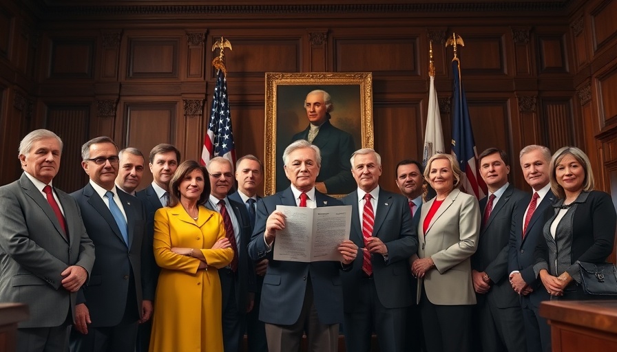 Politicians presenting the One Big Beautiful Bill Act; impact on real estate discussed.